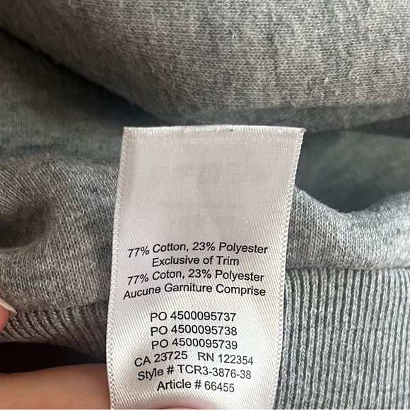 Aritzia TNA The Super Crop Hoodie in Grey - Picture 6 of 8